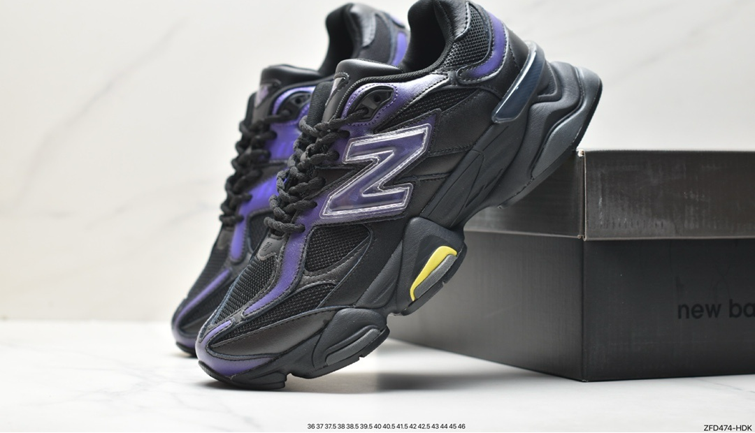 Zapatillas 9060 Negras/morado