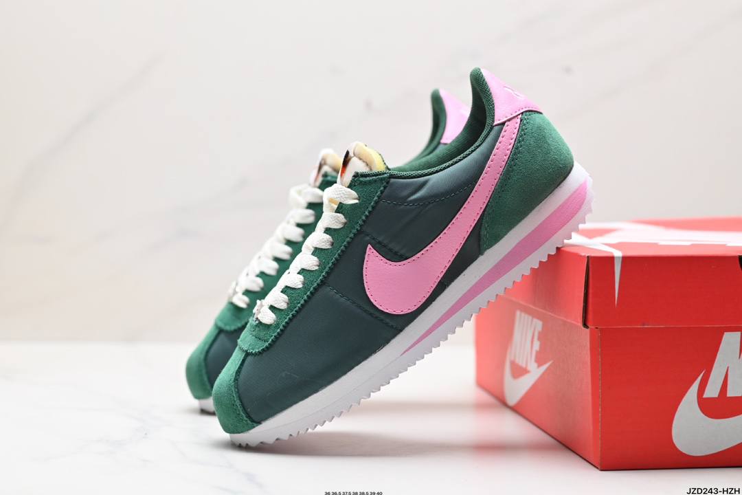 Zapatillas Cortez Verdes/rosado – Glamurosascl