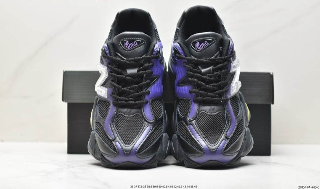Zapatillas 9060 Negras/morado