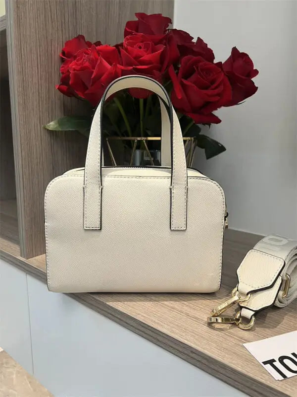 Bandolera beige oso pequeña strap desmontable