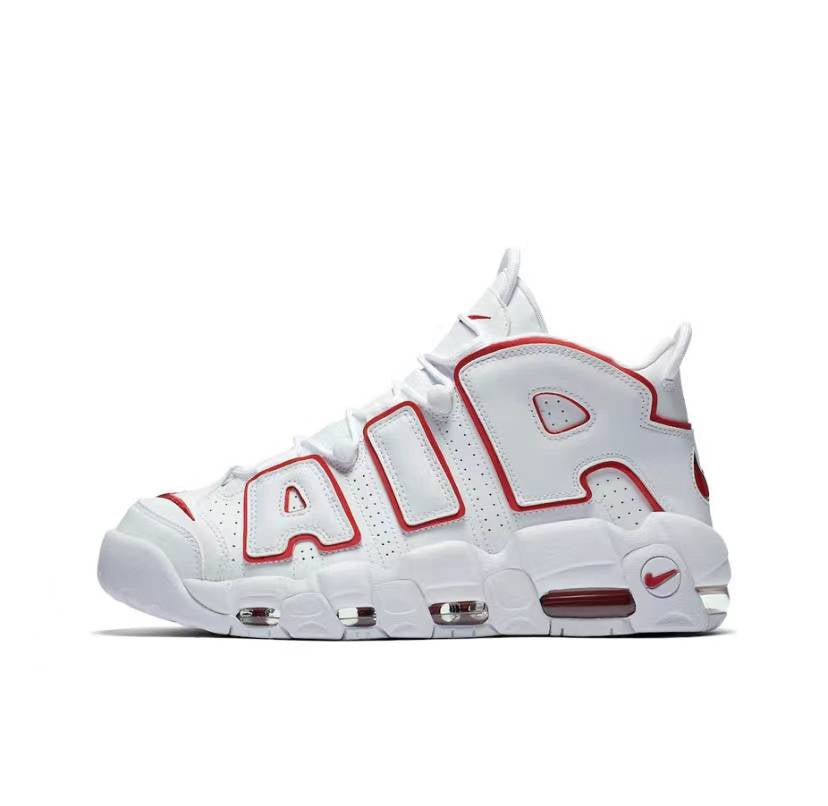 Zapatillas Upte mpo blancas contorno letras rojo
