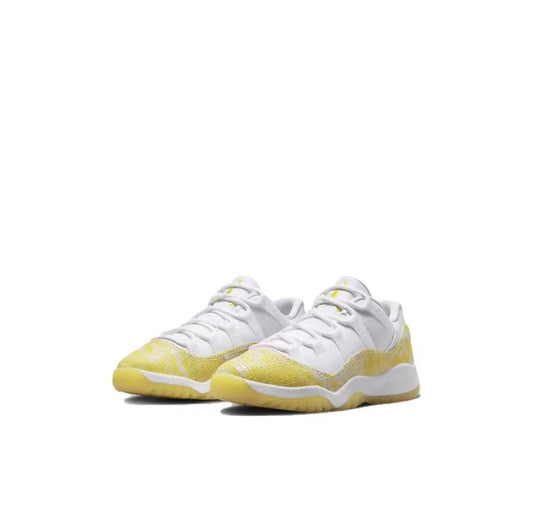 Zapatillas J 11  Low Print Serpiente Amarillo