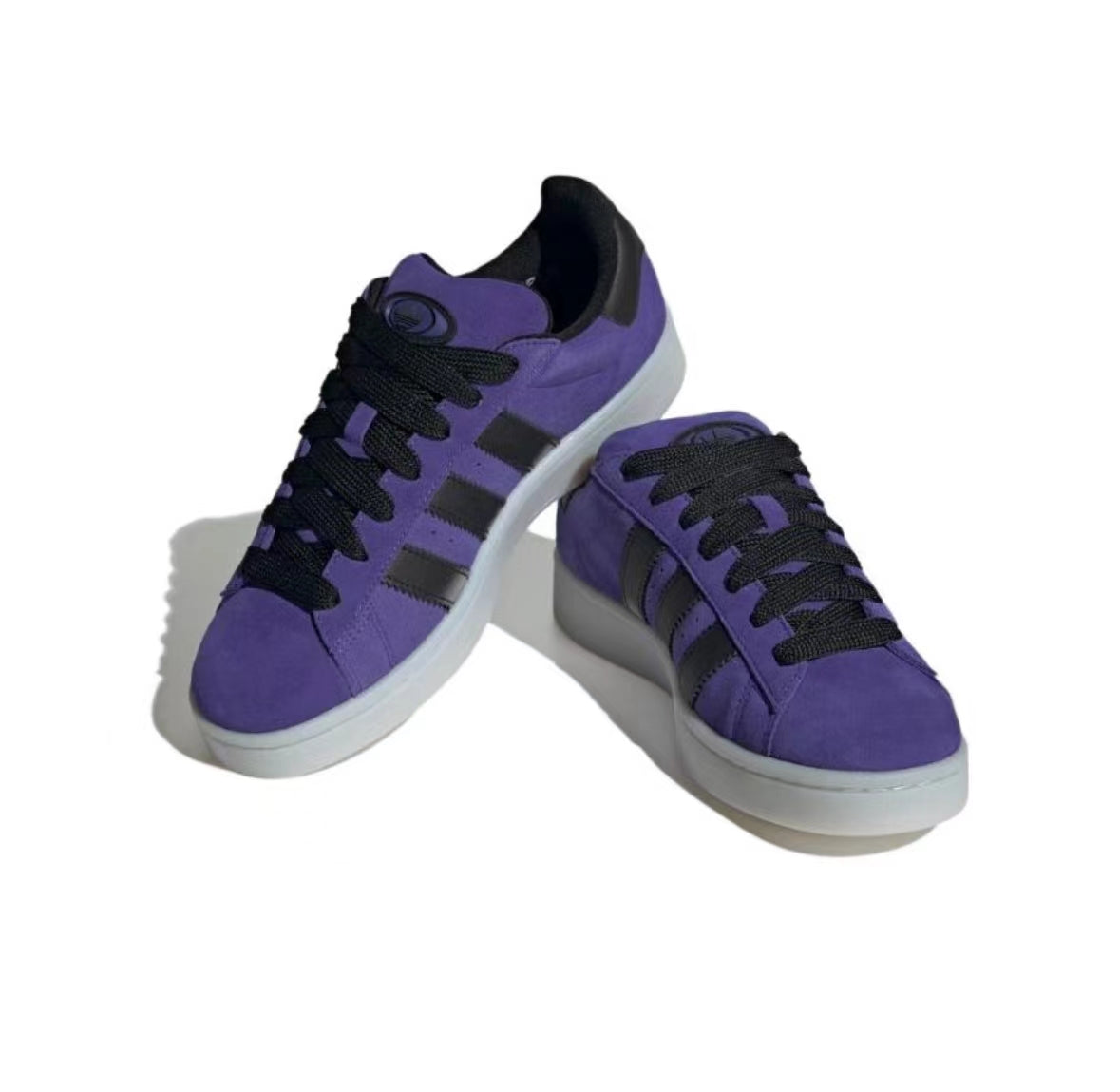 Zapatillas Cam pus moradas líneas negras