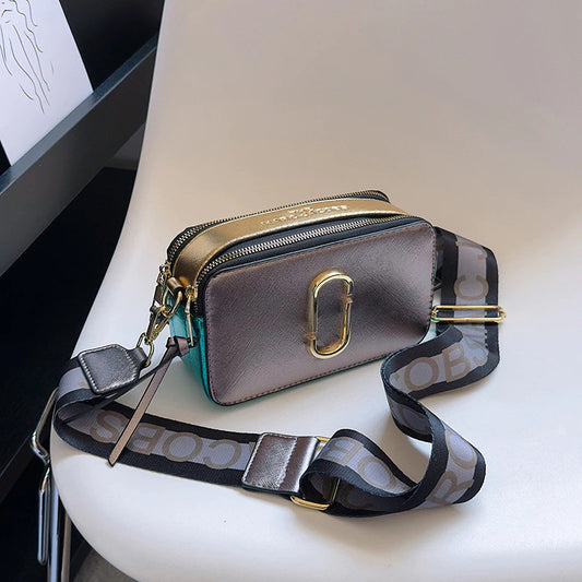 Bandolera mj Gris metalizada