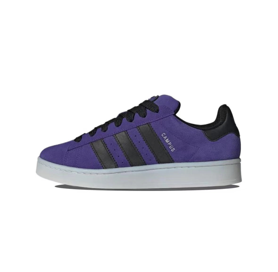 Zapatillas Cam pus moradas líneas negras