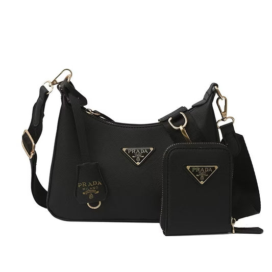Crossbody pr da pu negro