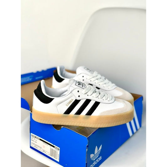 Zapatillas Sam ba blancas plataforma