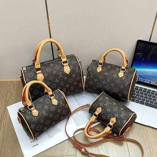 Cartera cafe cilíndrica logo strap removible variedad de tamaños